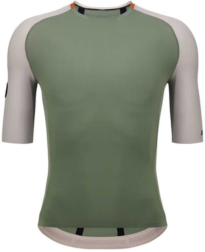 Santini Pelle Stelth Fir Slip-on Korte Mouw Wielertrui Groen M Man