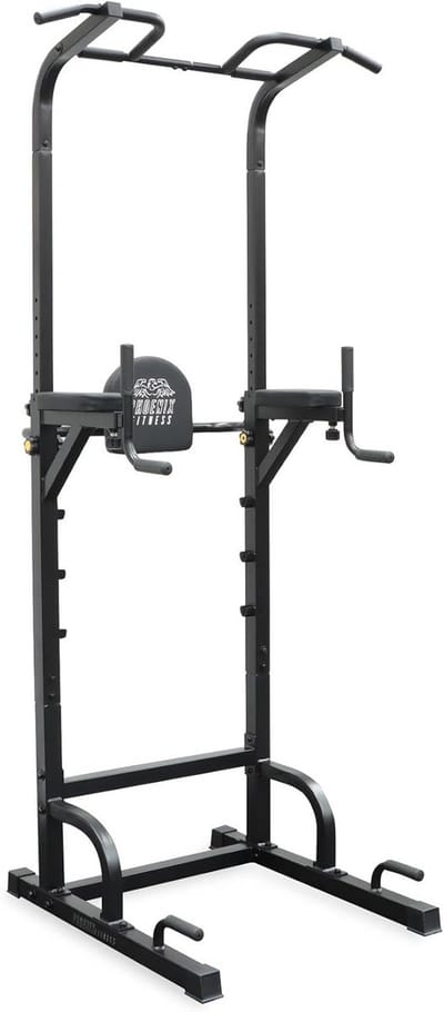 Verstelbare Power Tower en Dip Station - Multifunctionele Pull Up Rack en Dip Stand voor Krachttraining Thuis
