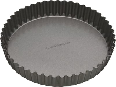 Masterclass Taartvorm / Quichevorm Met Losse Bodem - Geribbelde Randen En Antiaanbaklaag 25 cm (10 ")