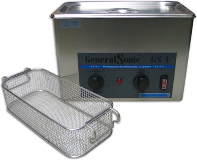 GeneralSonic GS4 – 4 liter | Professionele ultrasoon reiniger met een krachtige reiniging (Ultrasoonbad, ultrasoon baden, reinigingsbad, ultrasone reiniger, carburateur reinigers, ultrasonic cleaner injectoren, brillen apparaat, grote ultrasoonbak)