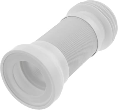 Toiletaansluitbus - Afvoerbuis - Sanitaire Aanpassing - Uitschuifbaar Verstelbaar - ∅ 110 mm 275-660 mm - Wit