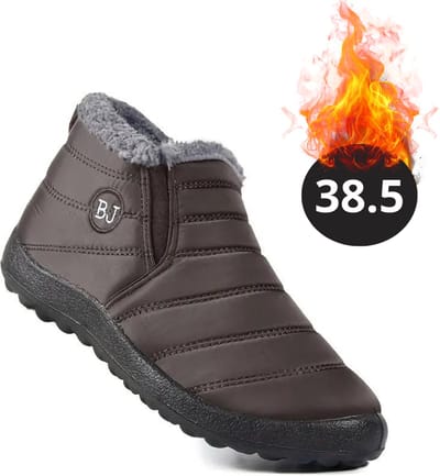 Nivard Snowboots - Sneeuwschoenen - Sneeuwboots - Dames - Wintersport - Ski - Skischoenen - Khaki - 38.5 - Laag