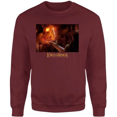 Lord Of The Rings You Shall Not Pass Sweatshirt - Burgundy - S