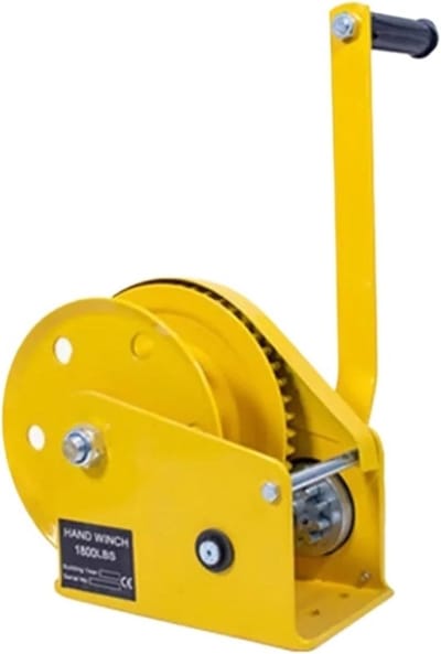 Handmatige Kabellier - Handtakel Treksysteem - Zware Lasten Hefen - Dubbel Remsysteem - 800 kg Capaciteit - Metaal