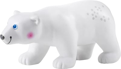 Little Friends Poppenhuispop Ijsbeer Junior 14 X 7 Cm Pvc Wit