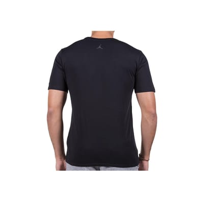 T-shirt à Manches Courtes Ample à Col Rond Imprimé Motif Air Jordan Homme Hauts Noir 801055-010 L black