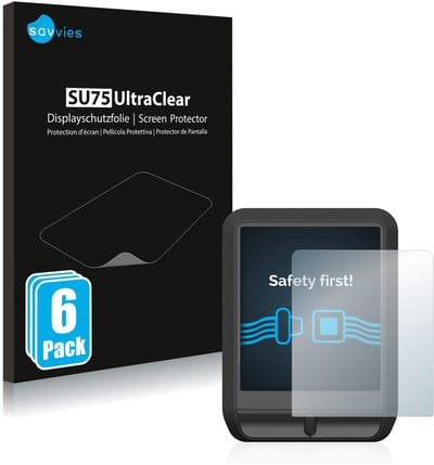 Savvies - Screenprotector voor Mahle Pulsar One - Folie Beschermfolie transparant 6 Stuks