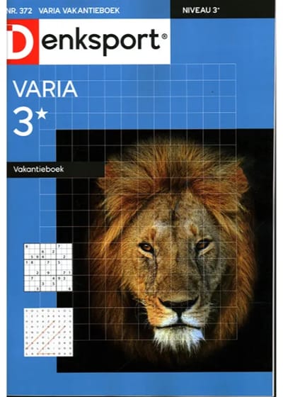 Denksport Varia Vakantieboek - 372 2025