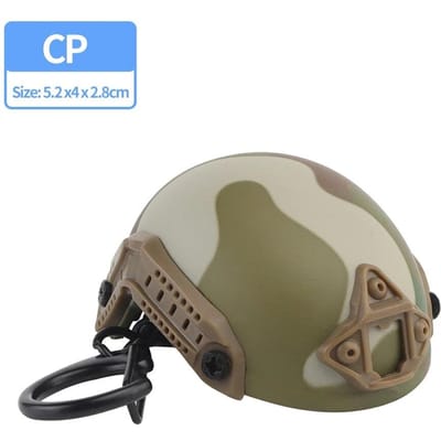 Airsoft Helmvormige Sleutelhanger Flessenopener Bierblikopener Mini Kurkentrekker Decoratie Buiten Jacht Wandelen Fan Keuken Cadeau grijs
