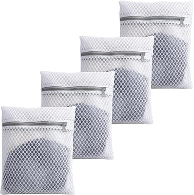 Waszakken voor Delicaat Textiel, 4 Stuks Fijne Waszakken (38x30cm) voor Truien, Jurken en Jassen, Bescherming en Organisatie