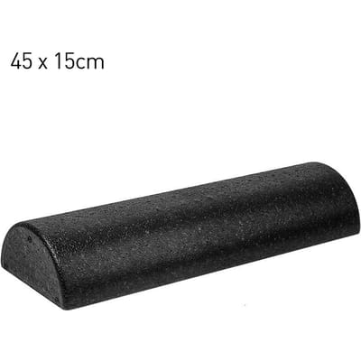 Hoge Dichtheid EPP Yoga Kolom Roller Voor Balanstraining Halfronde Schuimroller Oefening Sportschoolapparatuur 45x15cm black