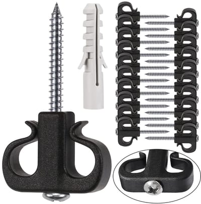MTTproducts- Kerstlicht Haak Pack van 20 - Dubbele Haak Ontwerp - Voor Buitenverlichting - Makkelijk te Installeren - Geschikt voor Planten en Decoratie - Lichthaak