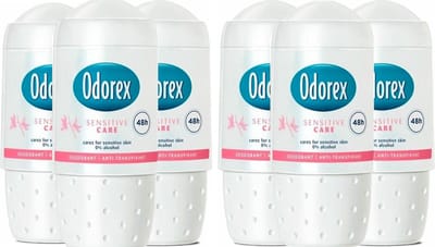 Odorex Deo Roller - Sensitive Care - Voordeelverpakking 6 x 50 ml