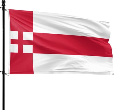 VlagDirect - Amersfoort vlag - Gemeente Amersfoort vlag - 90 x 150 cm.