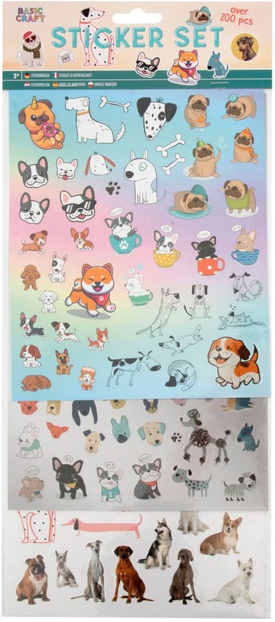 Stickerset Honden, 100st.