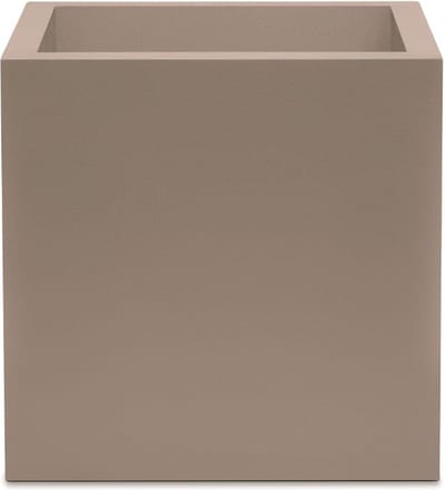Elezza Cube Matte Plantenbak L40 x B40 x H40 cm - Taupe