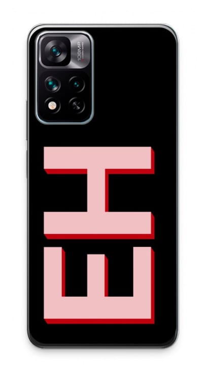 Gepersonaliseerd - Case Company® - Hoesje geschikt voor Xiaomi 11i hoesje - Monogram - Soft Cover Telefoonhoesje - Bescherming aan alle Kanten en Schermrand