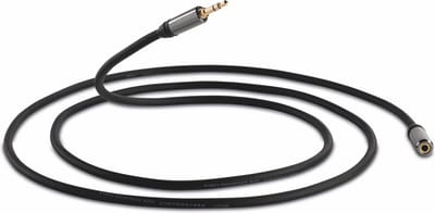 QED PERFORMANCE 3,5mm HEADPHONE EXT 1.5m - Hoofdtelefoonkabel