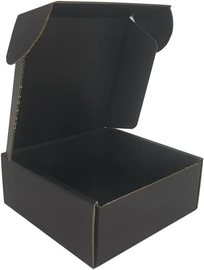 Kleine Verzenddozen - Kartonnen Mailers - Veilig Verzenden - Eenvoudig Opvouwbaar - 50 Stuks - Zwart
