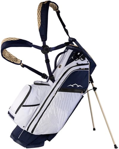 Sun Mountain E4.5 VLO H2NO Waterproof Hybride Standbag - Blauw Goud Wit | Kleur: Blauw Goud Wit | | |