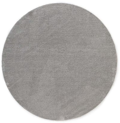 Wasbaar vloerkleed rond - Softwash lichtgrijs 80