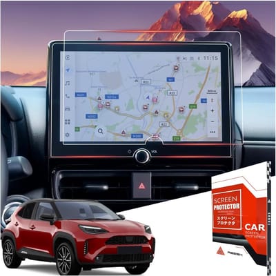 Displaybeschermfolie voor Yaris Cross 2024-2025, 2 stuks, 6H Nano bescherming voor touchscreen en navigatieaccessoires