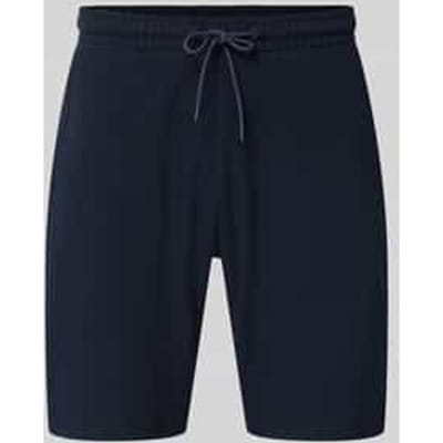 Sweatshorts van katoen met structuurpatroon