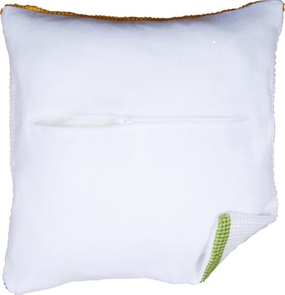 Thea Gouverneur - Kussenrug met Rits - Wit - katoen - Geschikt voor alle kussens tot 40x40 CM - DIY - 23.5904