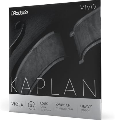 D'Addario KV410 LH Vivo Viola, Long Scale, Heavy Tension Altvioolsnarenset