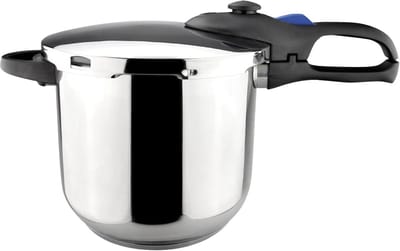 Snelkookpan 8 liter RVS met Drieledige Bodem geschikt voor Inductie