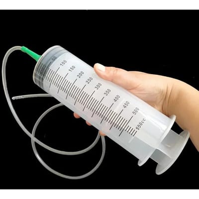 350ml/500ml Pet Voeding Grote Capaciteit Spuit Herbruikbaar Klysma Grote Spuit Pomp Maatschaal Grote Spuit Watergift Benodigdheden 500ML