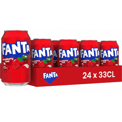 Fanta Aardbei & Kiwi - 24 x 330 ml