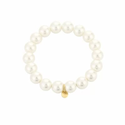 Bijoutheek Armband (Sieraad) Parels Wit