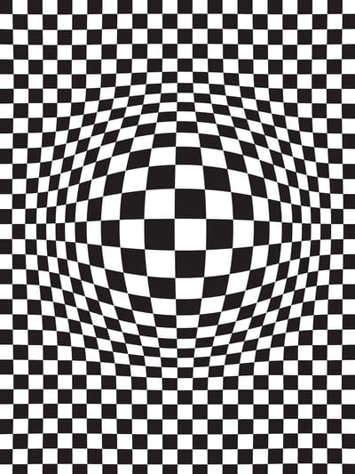 Fotobehang Geometric Figures Movement | XXL - 206cm x 275cm | 130g/m2 Vlies