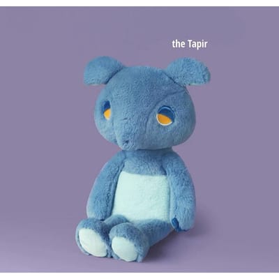 Peluche Axolotl Rose Peluche Kawaii Salamandre Endormie Chat Blanc Tapir Lapin Peluche Jouet Apaisant Cadeau d'Anniversaire pour Garçon Fille about 37cm