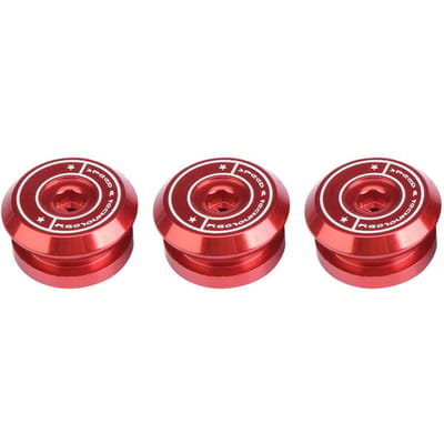 3 Stuks Motorfiets   Reiniger   Decoratieve Afdekking voor   Xmax300 2017-2018(Rood)