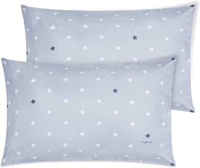 Zachte en Ademend Katoenen Kussenhoezen voor Kinderen, Set van 2, 40x60cm, Ideaal voor Babybedden en Reisbedden
