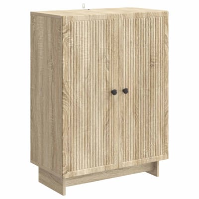 vidaXL - Dressoir - Sonoma - Eiken - 66 - x - 34,5 - x - 90 - cm - Bewerkt - hout