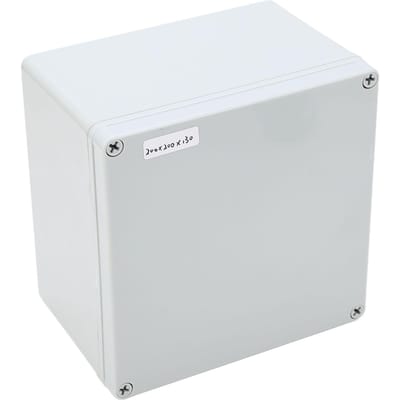 Aansluitdoos ABS Waterdicht IP67 Buiten Universeel 200 X 200 X 130mm Elektrische Projectbehuizing met