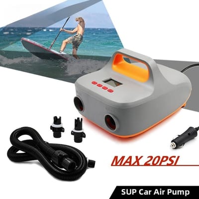 Elektrische Luchtpomp - Opblaasbare pomp - Watersport Uitrusting - Hoge Druk 20 PSI - 29 x 20 x 18 cm