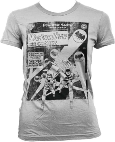 DC Comics Batman Dames Tshirt -S- Detective Comics Distressed Wit