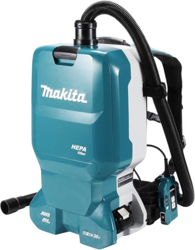 Makita DVC665ZU Accu Rugstofzuiger AWS 2x18V Basic Body