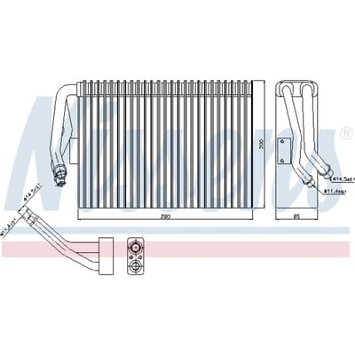 Verdamper, airconditioning NISSENS 92295