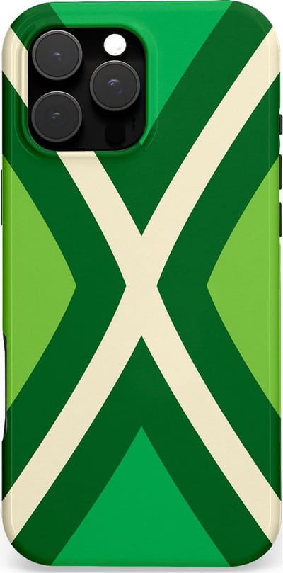 Casetastic Hoesje Geschikt voor Apple iPhone 16 Pro Max Magsafe - Stijlvolle Beschermende Duo-layer Case - Achterhoekse Vlag