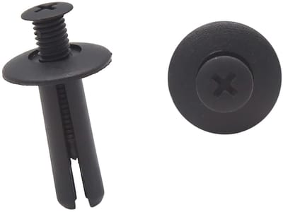 Dailygoods- Klinknagels 20 Stuks - Bevestigingsclips Auto - Kunststof - 8 mm - Geschikt voor Bussen/Treinen/Vrachtwagens - Totale Lengte 31 mm