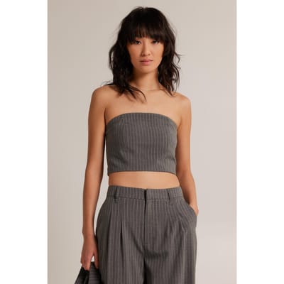 America Today Immy Grey/white Größe: XL | Tanktops Outlet | Damen | Grau
