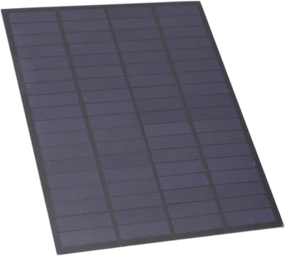 Mini Zonnepaneel - Klein Zonnepaneel - Gazonverlichting Voeden - Lichtgewicht Ontwerp - 5W 18V - Blauw
