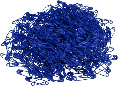 Veiligheidsspelden - Kleine spelden - Naaien en knutselen - Stevig metaal - 500 stuks - Blauw