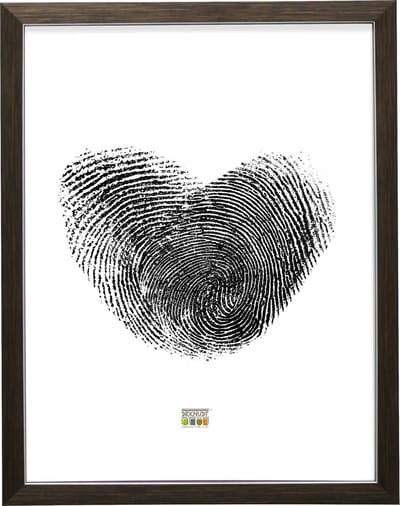 Deknudt Frames fotolijst - Bruin met zilverbies - S41VK3 - 30x45 cm