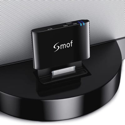 Bluetooth-adapter voor 30-pins muziekdockstations - Lage latentie ontvanger voor hoge kwaliteit audio